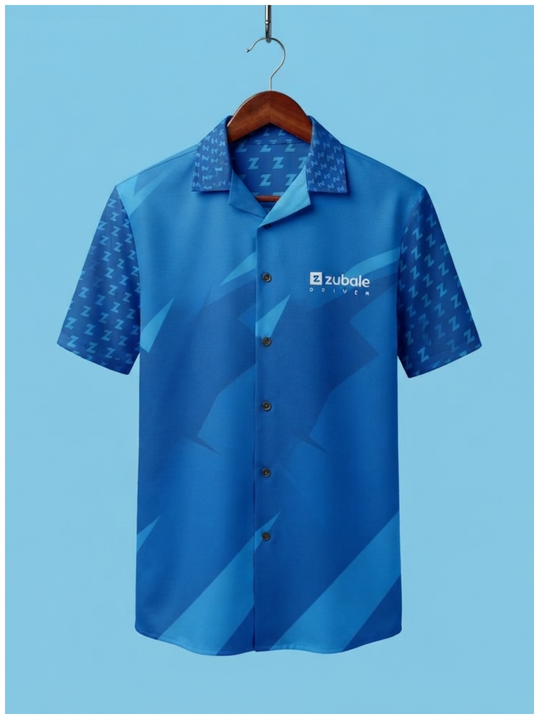 Camisa manga corta zubale (S, Driver)