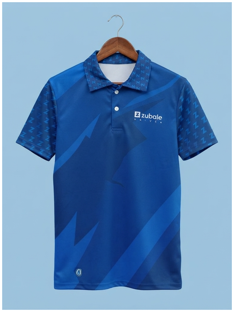 Polera polo con botones zubale (S, Driver)