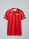 Polera polo con botones Roja TELETON