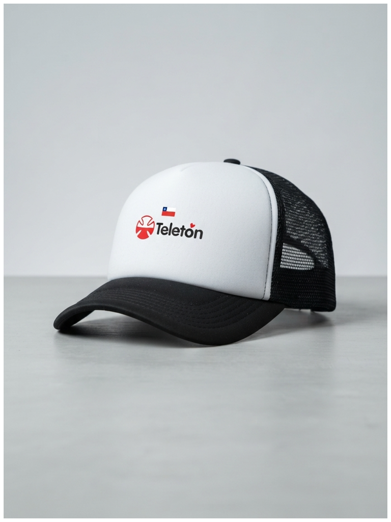 Gorra con malla TELETON.